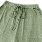 Tied Wide Leg Pants with Pockets