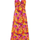 Full Size Twisted Printed V-Neck Cami Dress