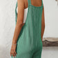Mandy Texture Adjustable Strap Overalls with Pockets