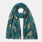 Ginkgo Leaf Polyester Scarf