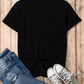 Bow Round Neck Short Sleeve T-Shirt