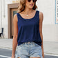 Scoop Neck Sleeveless Top