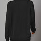 Double Take Striped Half Zip Long Sleeve T-Shirt