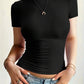 Round Neck Short Sleeve T-Shirt