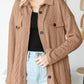 Button Up Drop Shoulder Jacket
