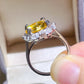5 Carat Moissanite 925 Sterling Silver Ring