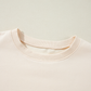 Slit Color Block Long Sleeve Sweatshirt