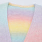Gradient Open Front Drop Shoulder Cardigan
