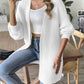 Open Front Long Sleeve Cardigan