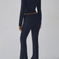 Devine Square Neck Long Sleeve Top and Pants Set