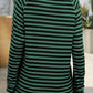 Mandy Striped Round Neck Long Sleeve T-Shirt