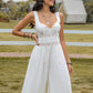 Backless Wide Strap Wide Leg Jumpsuit
