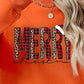 MERRY CHRISTMAS Round Neck Long Sleeve Sweatshirt