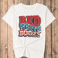 Letter Graphic Round Neck Short Sleeve T-Shirt