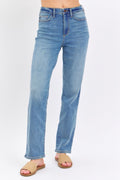 Judy Blue Full Size High Waist Straight Jeans *