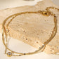 Icing on the Cake Rhinestone Double-Layered Bracelet