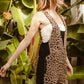 BiBi Leopard Sleeveless Overalls with Pockets - Brand BiBi