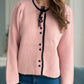 Button Down Long Sleeve Cardigan