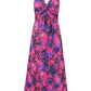 Full Size Twisted Printed V-Neck Cami Dress