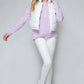 Snobbish Zip Up Turtleneck Shiny Quilted Vest