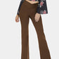 V-Waist Bootcut Long Pants
