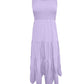 Tiered Smocked Wide Strap Dress