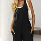 Mandy Pocketed Racerback Wide Strap Romper