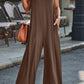 Full Size V-Neck Wide Strap Jumpsuit