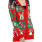 Reindeer Button Up Long Sleeve Cardigan