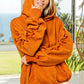 BiBi Ruched Long Sleeve Washed Fleece Hoodie - Brand BiBi