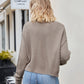 Button Down Exposed Seam Cardigan