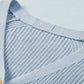 Openwork V-Neck Button Up Cardigan