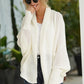 Open Front Batwing Sleeve Cardigan
