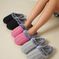 Cable-Knit Fluff Round Toe Slippers