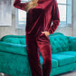 Long Sleeve Top and Pants Lounge Set