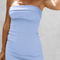FULL SIZE Slit Tube Midi Dress