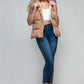 Snobbish Snap and Zip Closure Hooded Vest