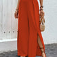 Slit Wide Leg Pants