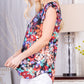 Heimish Ruffle Sleeve Floral Top