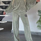 Full Size Boat Neck Long Sleeve Top and Pants Set