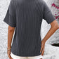 Full Size V-Neck Dropped Shoulder T-Shirt