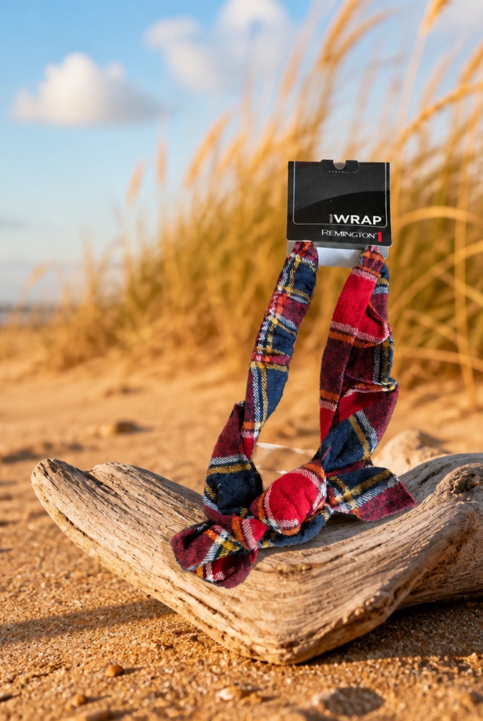 Remington Sweater Plaid Knot Headwrap
