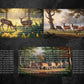 Deer in Woods Digital Art in PDF SVG PNG File Formats
