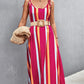 Striped Scoop Neck Cami Dress