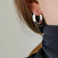 Gold-Plated Brass Huggie Earrings