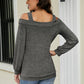 Cutout Cold-Shoulder Top