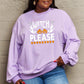 Simply Love Full Size WITCH PLEASE Graphic Sweatshirt