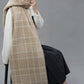 Fringe Plaid Thermal Scarf
