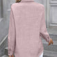 Button Up Collared Neck Long Sleeve Shirt