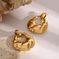 Stainless Steel Teardrop Shape Earrings